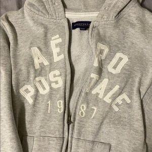 grey aeropostale sweatshirt